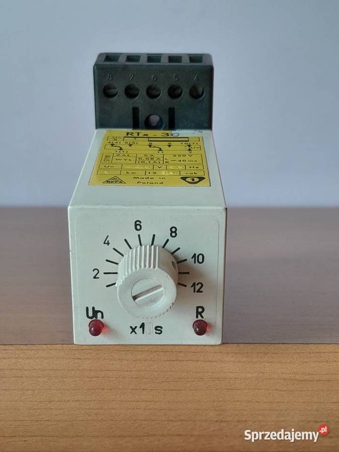 Przekaźnik czasowy RTx 30 polskiej produkcji