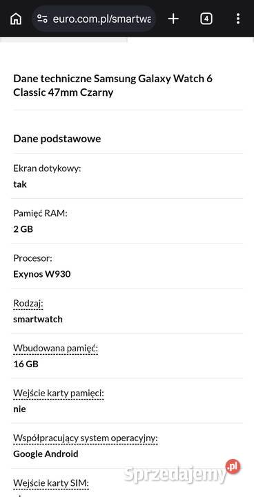 Samsung Galaxy Watch 6 Classic
