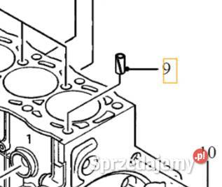 VOLVO kolek pin centrujacy blok silnika 20D OE Gadgety motoryzacyjne Bielany Wrocławskie