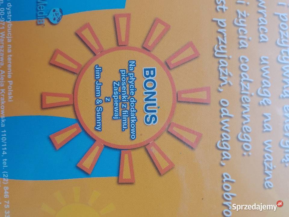 Płyta Dvd Jim Jam Sunny kształty