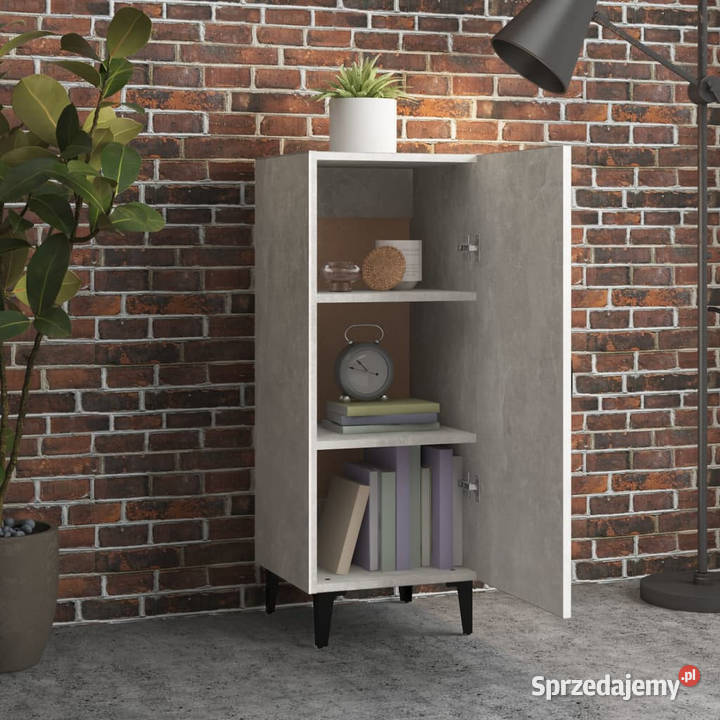 Szafka szarość betonu 345x34x90 materiał Warszawa