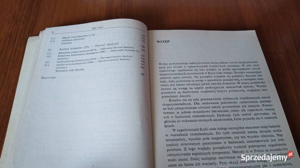 Metody eksperymentalne fizyki ciała stałego Gdańsk