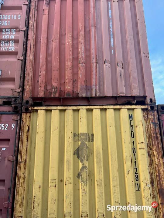 Kontenery morskie 20DVużywane Gdynia