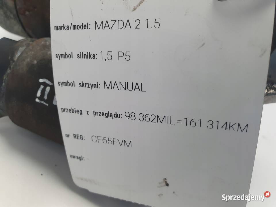 ROZRUSZNIK Mazda 2 III 15 i ROZRUSZNIK osobowe Części samochodowe Rudka