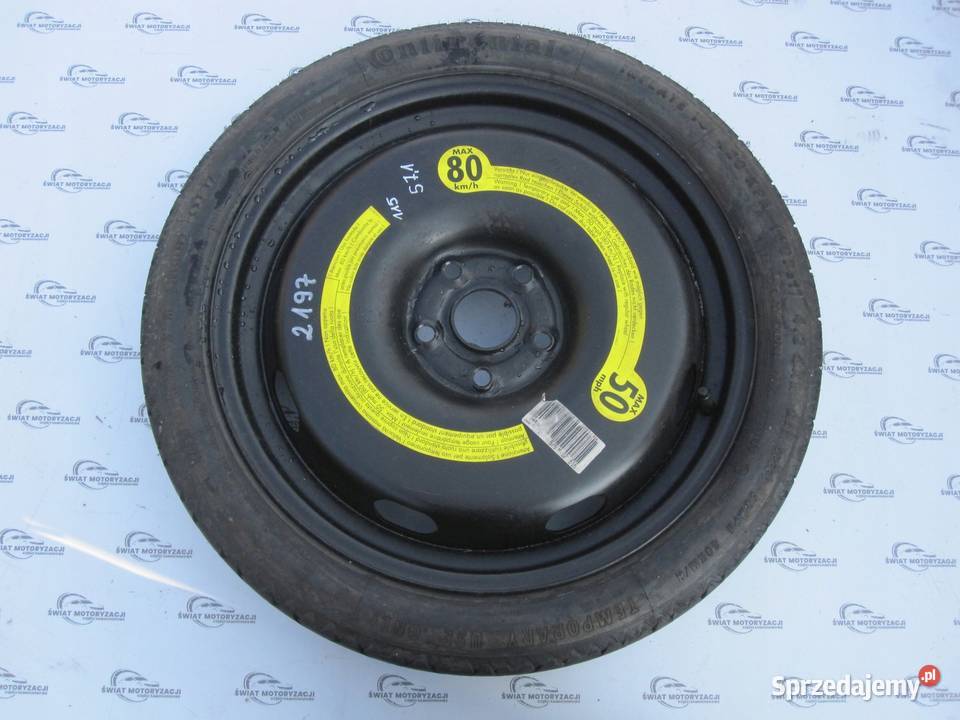 AUDI A3 8P GOLF V VI koło dojazdowe 1257018 99M Kielce