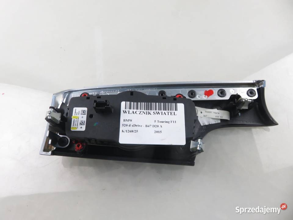 WŁĄCZNIK ŚWIATEŁ BMW 5 F11 9346839 małopolskie