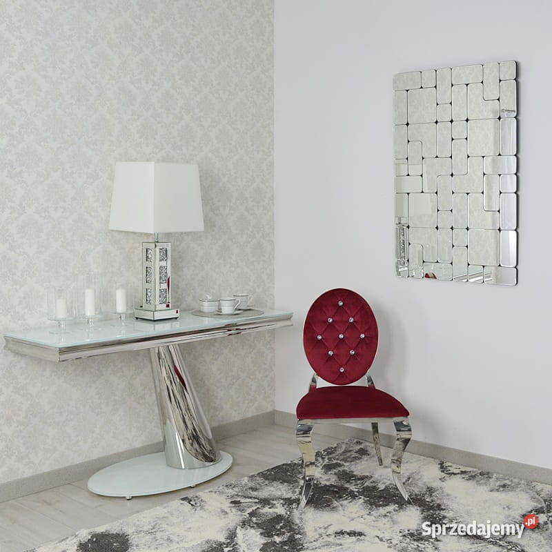 Nowczesne designerskie lustro do salonu Warszawa