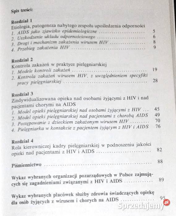 AIDS Poradnik pielęgniarek i położnych A sprzedam