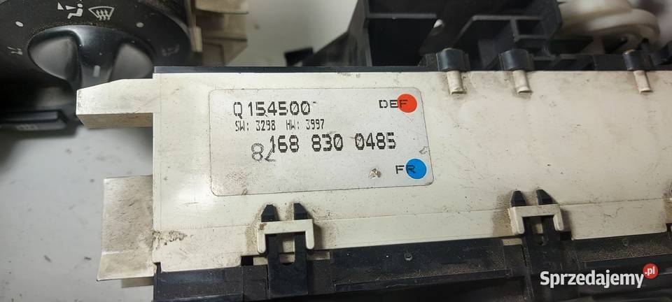 Panel klimatyzacji mercedes w168 1688300485 Wyposażenie wnętrza Zbąszyń