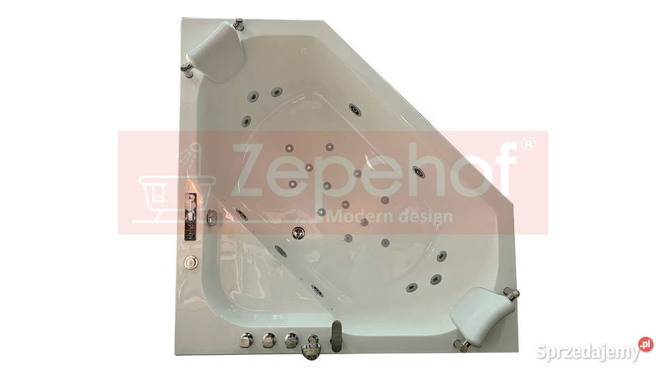 Wanna z hydromasażem C487 narożna 150cmx150cmx58 podlaskie Grabówka