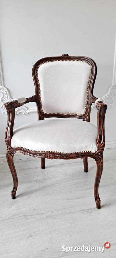 Stylowy fotel krzesło Ludwik Ludwikowski 60cm zachodniopomorskie