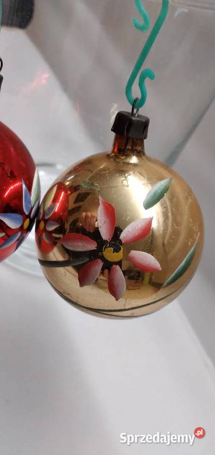 bombki choinkowe PRL Bukowno