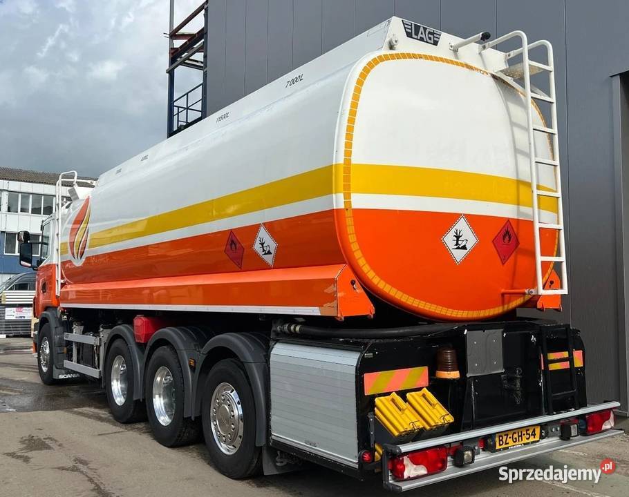 Cysterna do paliwa 8x2 Scania mazowieckie Warszawa
