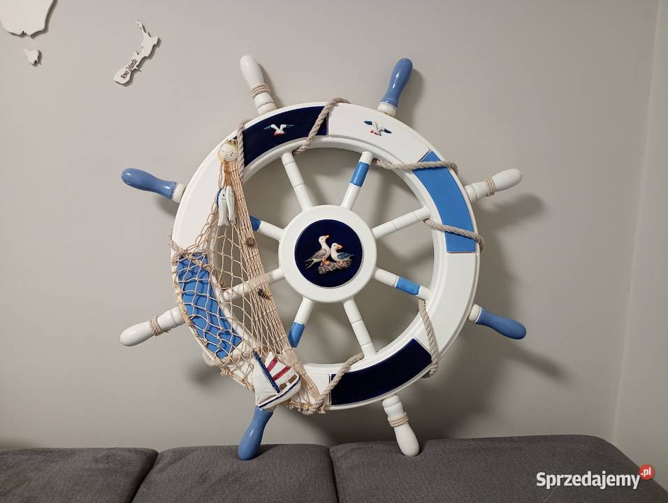 Ster drewniany duża ozdoba ścienna Łoniów