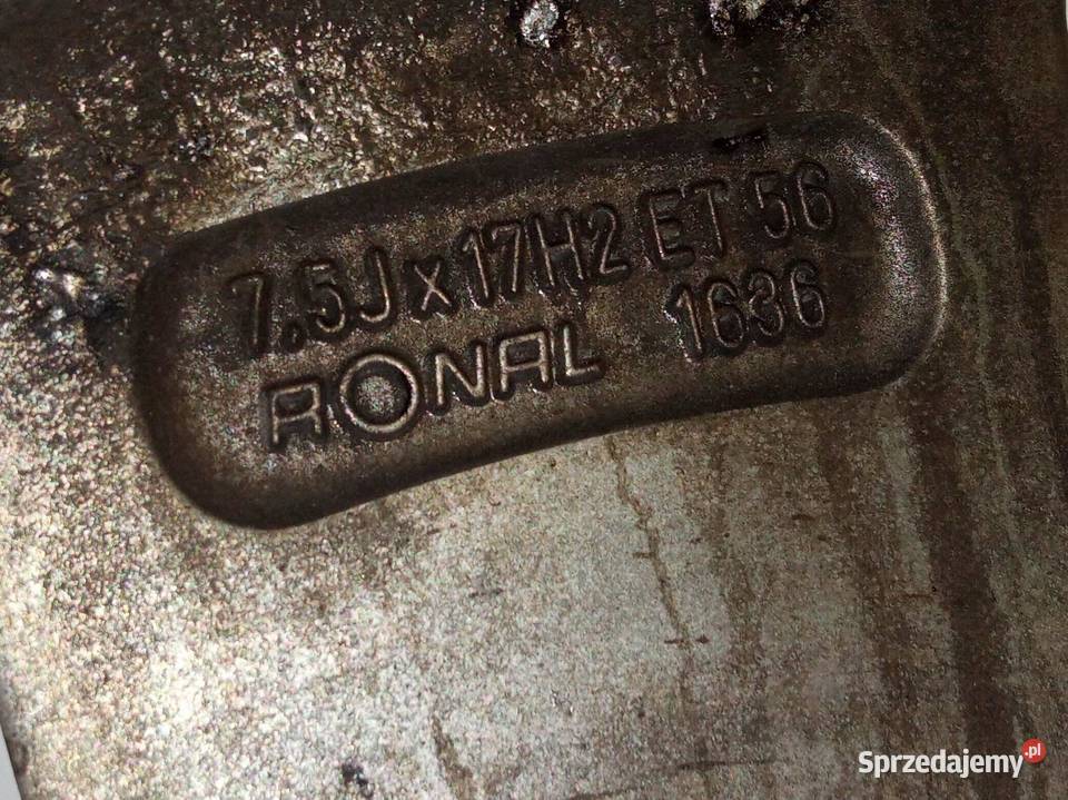 FELGA ALUMINIOWA R17 5X112 ET56 OC55MM 75JX17H2 Średnica 17"