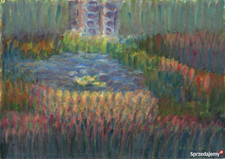 Sielskie Mazowsze tempera aut Renata Bulicz