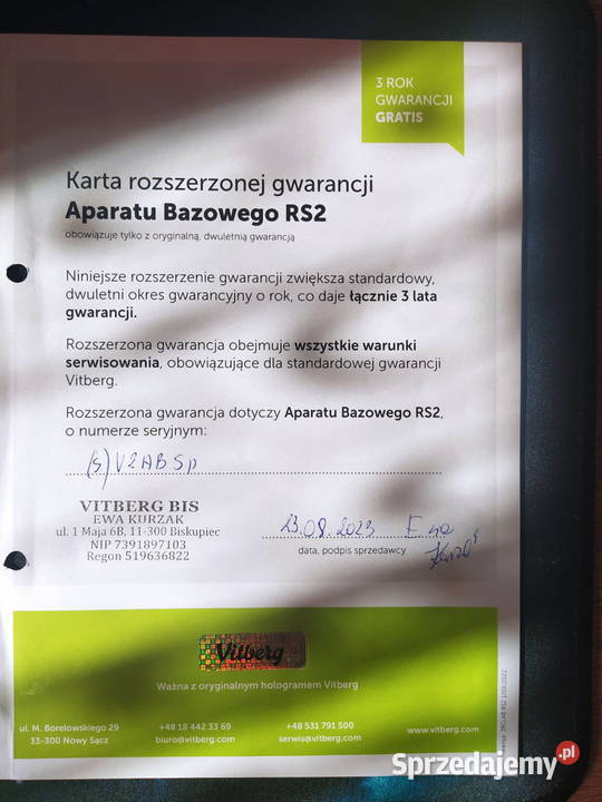 materac rehabilitacyjny VITBERG Biskupiec