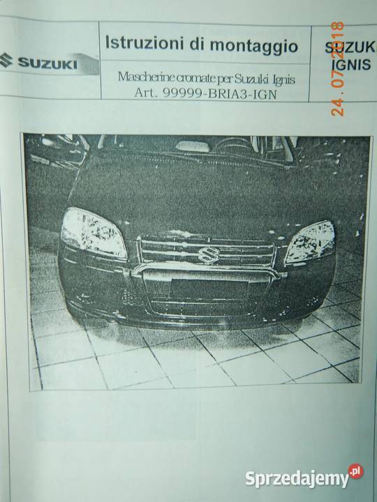 LISTWA OZDOBNA SUZUKI WAGON R lubelskie sprzedam