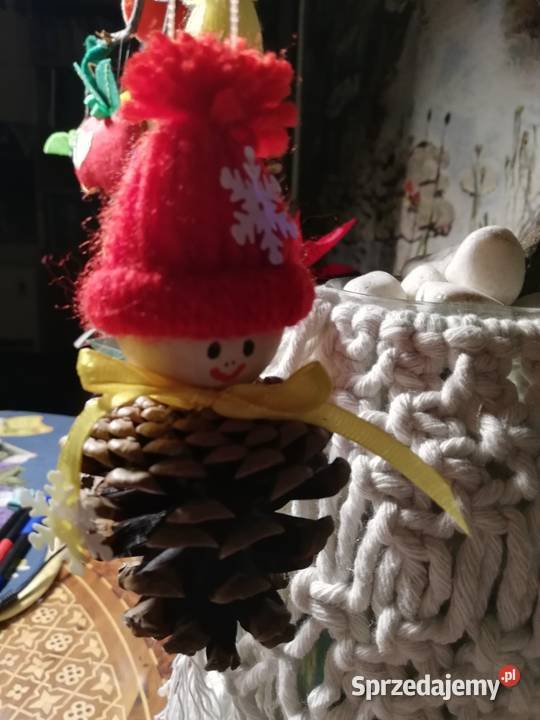 Szyszkowe ludziki zawieszki na choinkę Kraków