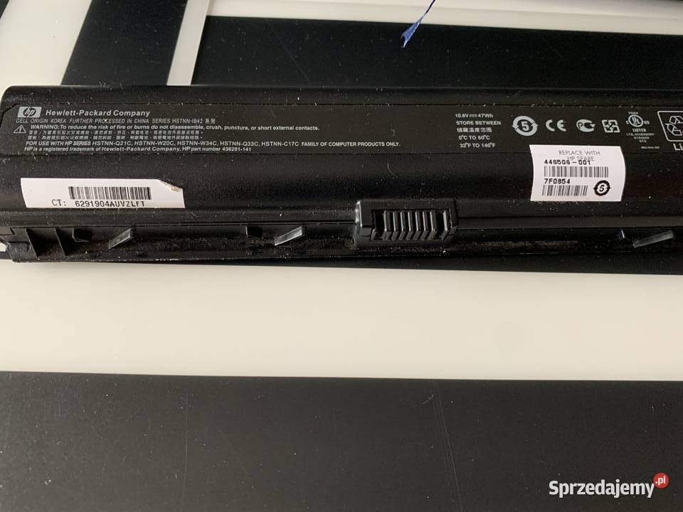 HawlettPackard bateria HSTNNIB42 oryginał Ostrów Wielkopolski
