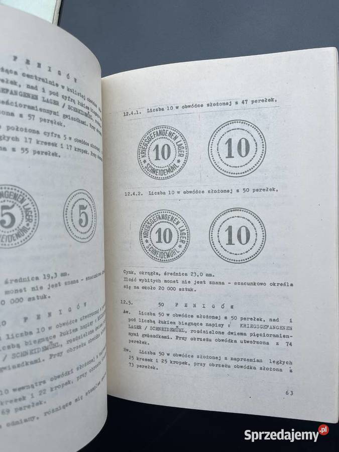 Katalog Monety Zastępcze obozów Jeńców wojennych Łowicz