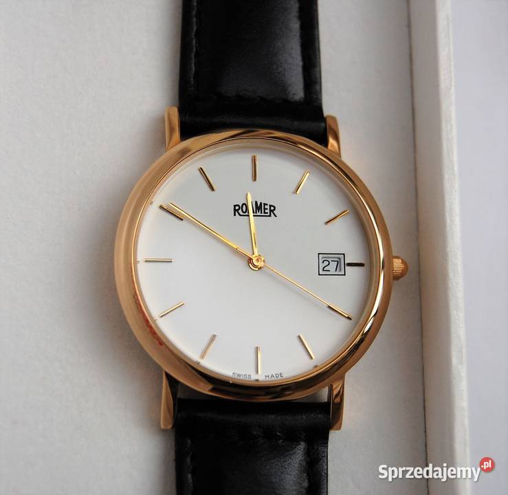 Zegarek męski Roamer of Switzerland 503209 złoty Lublin