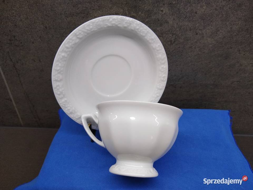 Rosenthal Maria Biała filiżanka spodek Kalisz