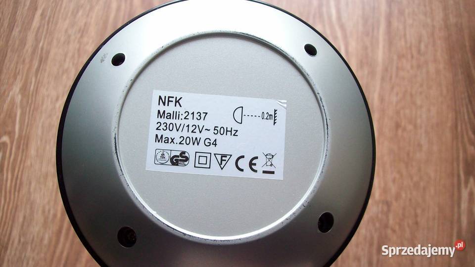 Lampa biurkowa NKF 2137 230V12V 50 Hz Reda