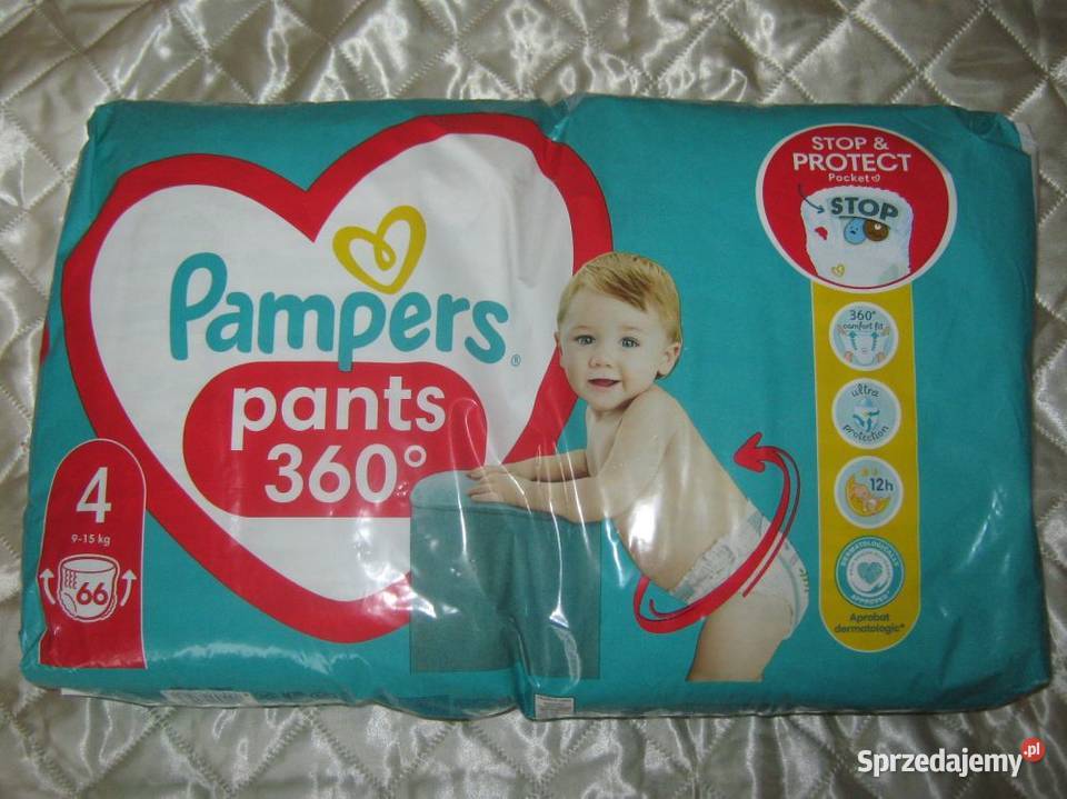 Pieluchomajtki Pampers Rozmiar 4
