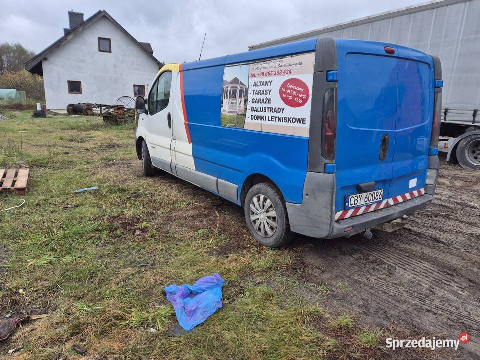 RENAULT TRAFIC 25 DCI KLIMA 3 OSOBOWY Rok produkcji 2005 Bydgoszcz sprzedam