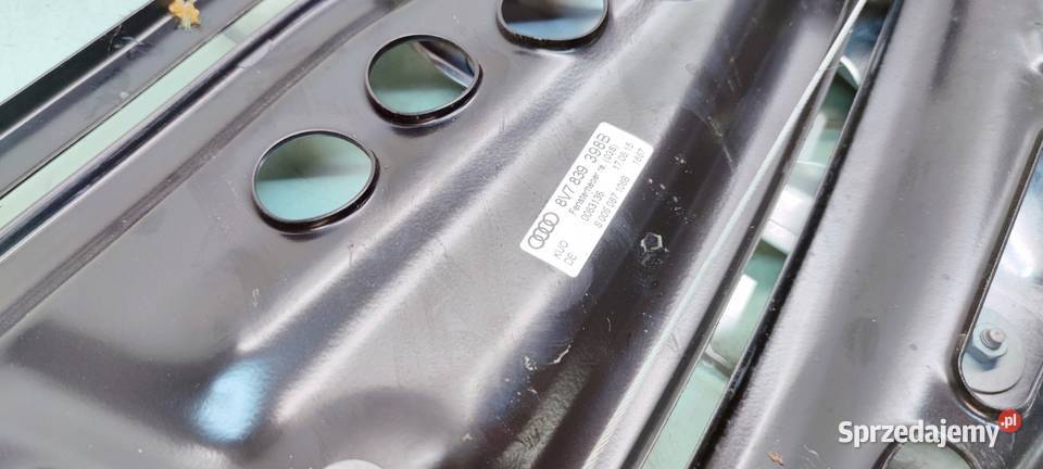MECHANIZM SZYBY SZYBA PRAWY TYŁ AUDI A3 8V Wyposażenie elektryczne