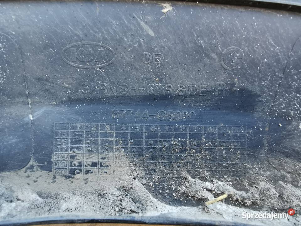 Listwa błotnika tył prawa rh kia Niro 1 I Karoseria Sieraków