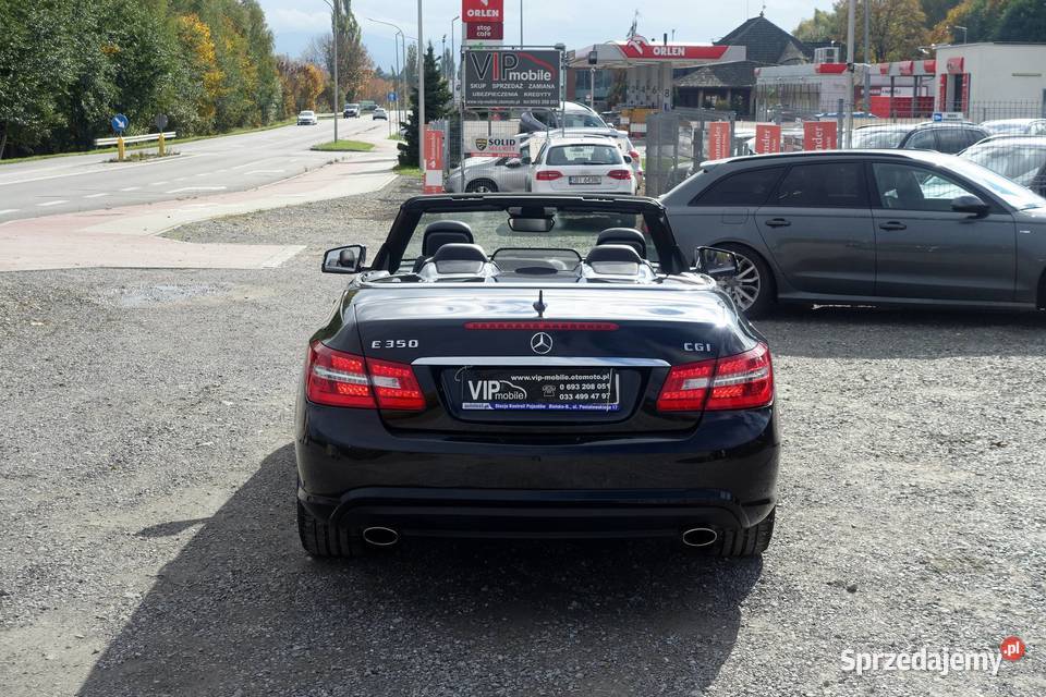 MERCEDES E350CGI 292 KABRIO AVANTGARDE FULL światła LED śląskie Buczkowice