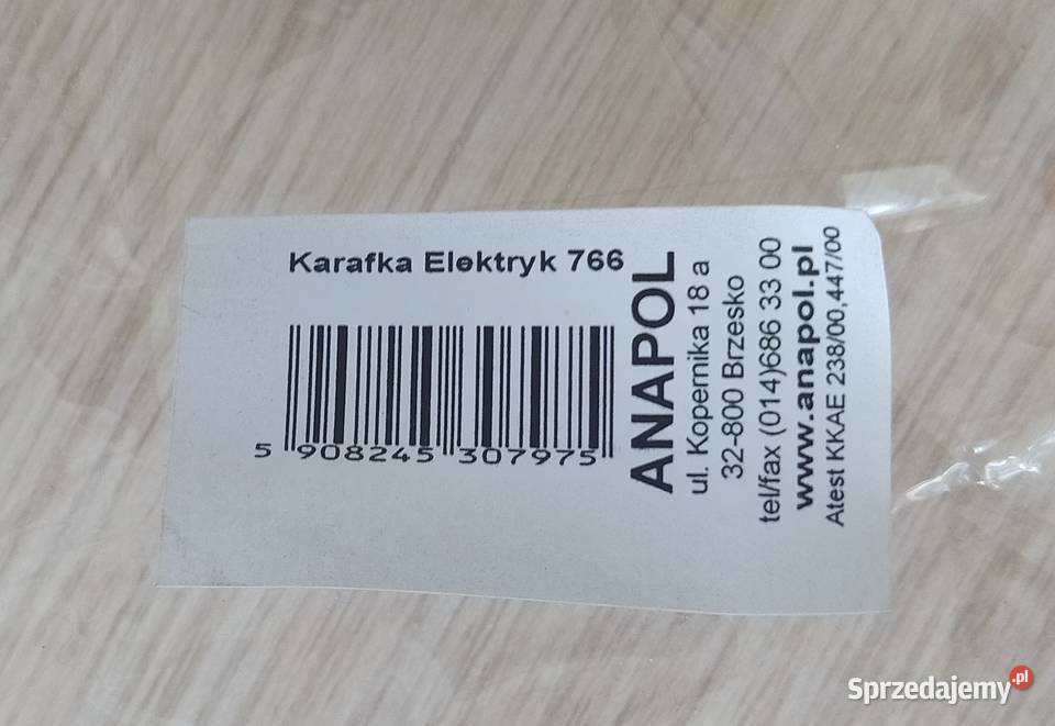 Karafka ELEKTRYK z kieliszkami Hajnówka