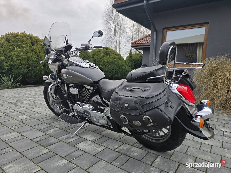 Suzuki VL800 Zadbany Gmole Sakwy Szyba Sieradz