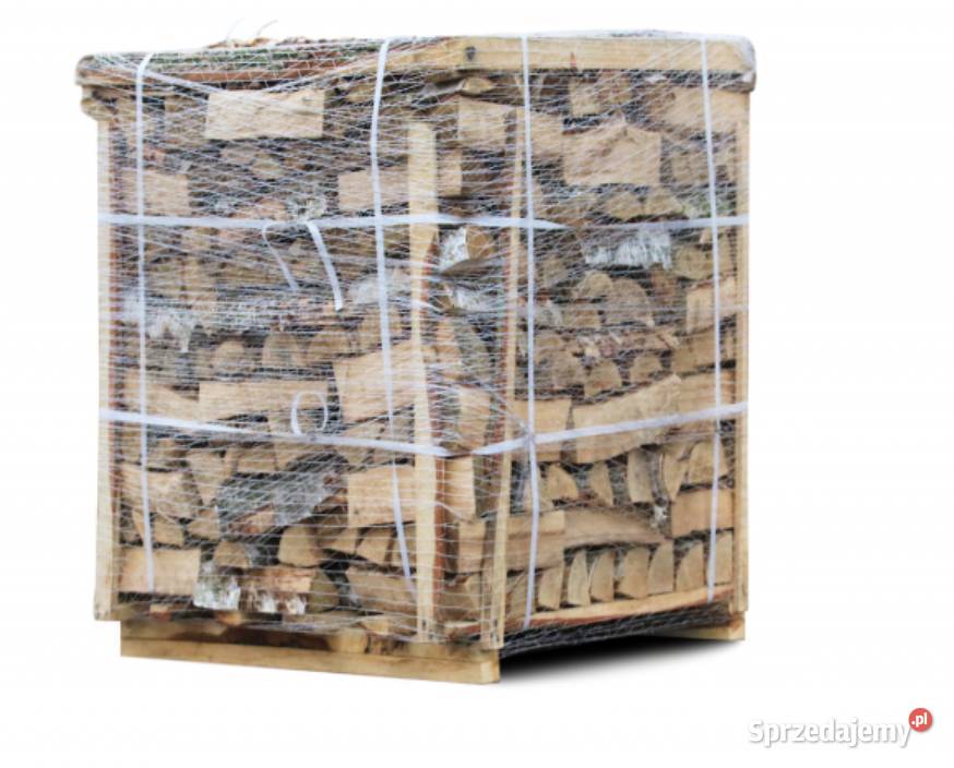 Brzoza drewno kominkow na palecie Piecowice