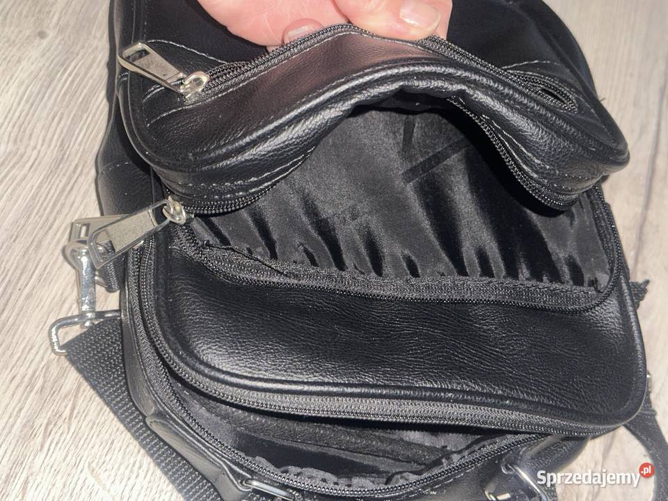 Saszetka męska duża dwie komory L Dla mężczyzn Łódź