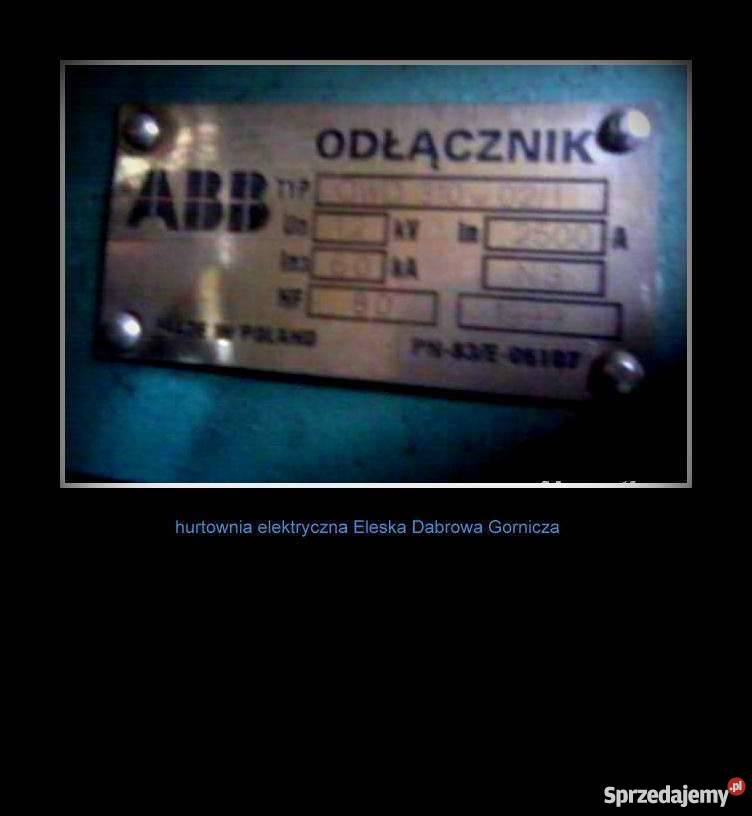 odłącznik owd firmy ABB hurtownia elektryczna Elektryka i akcesoria śląskie Dąbrowa Górnicza