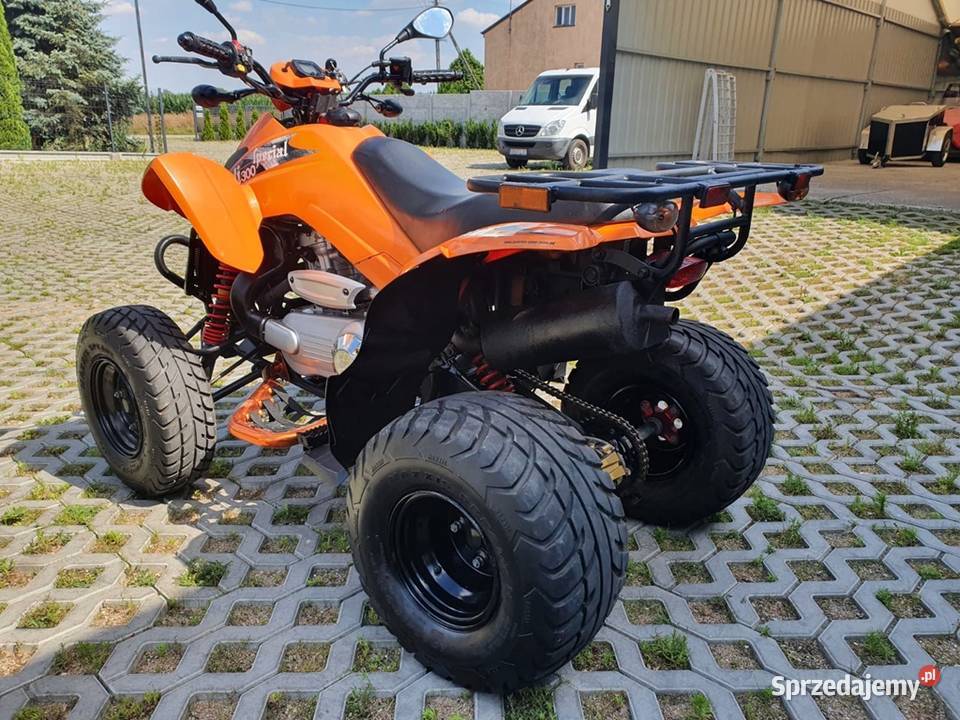 DINLI 300 Homologacja AUTOMAT SERWIS DOSTAWA quad - ATV łódzkie Wały A sprzedam