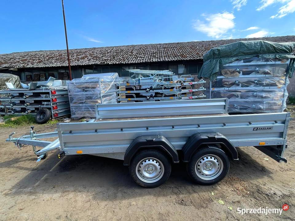 Przyczepa dwuosiowa Zasław 330TD 750 DMC Raty Piła