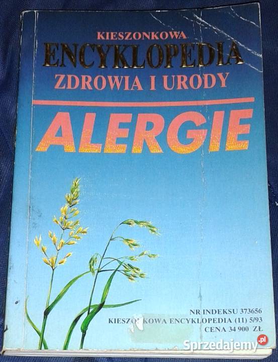Kieszonkowa encyklopedia zdrowia i urody Alergie Pozostałe Chełm sprzedam