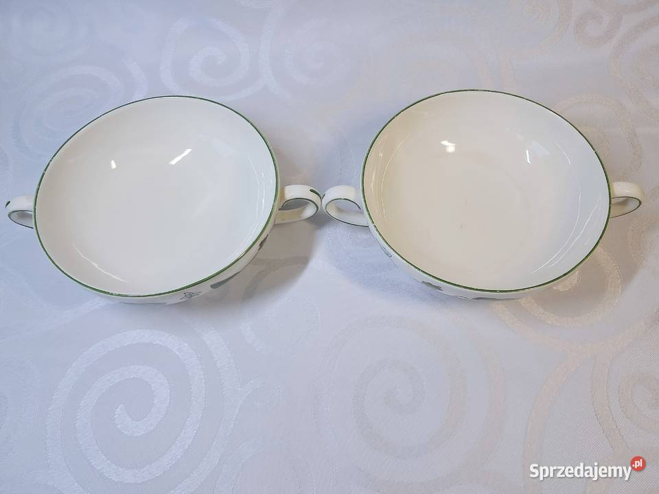 Bulionówki Wedgwood Napoleon Ivy 2 Queens Ware