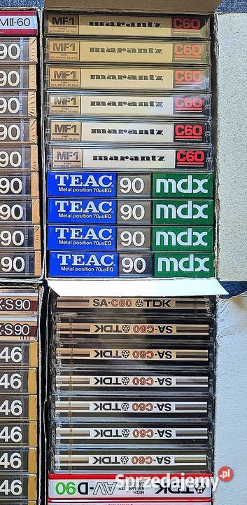 Kaseta TDK SONY DENON TEAC MARANTZ NATIONAL BASF warmińsko-mazurskie Giżycko sprzedam