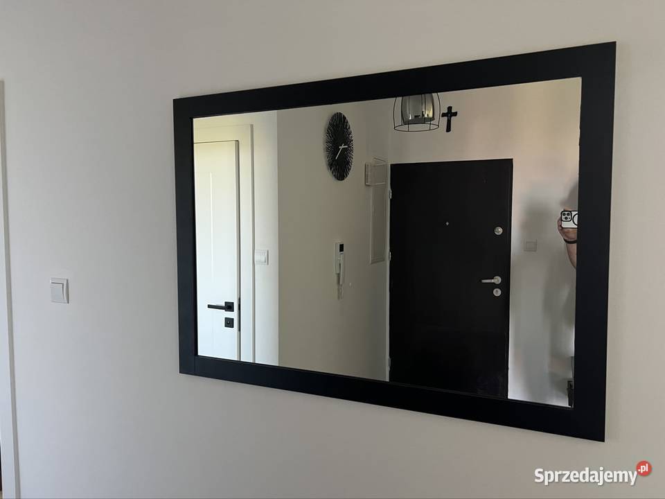 Lustro 115 x 82 czarne rama 6 Sokołów Podlaski