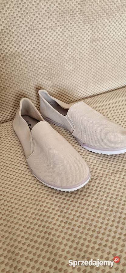 balerinki baleriny materiałowe 3839 szare beżowe małopolskie