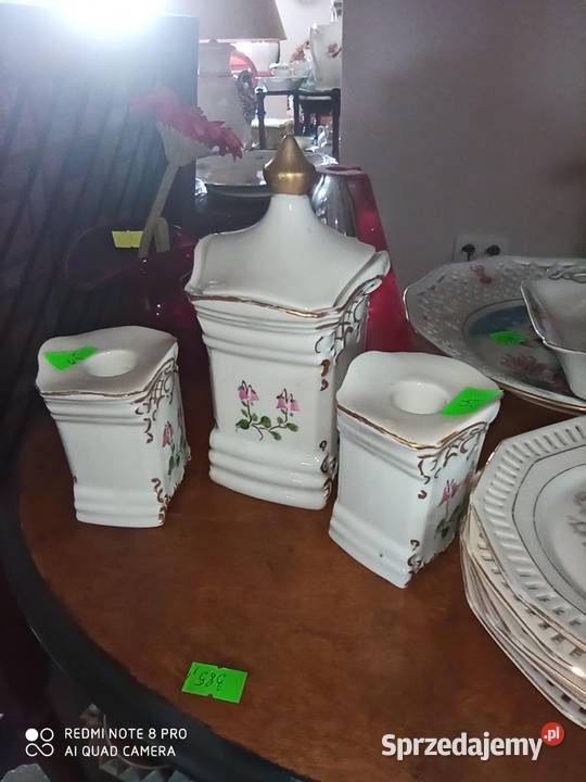 Piękny komplet w idealnym stanie Ręcznie pomorskie