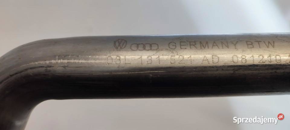 AUDI A4 B8 RURKA PRZEWÓD EGR 03L131521AD Motoryzacja