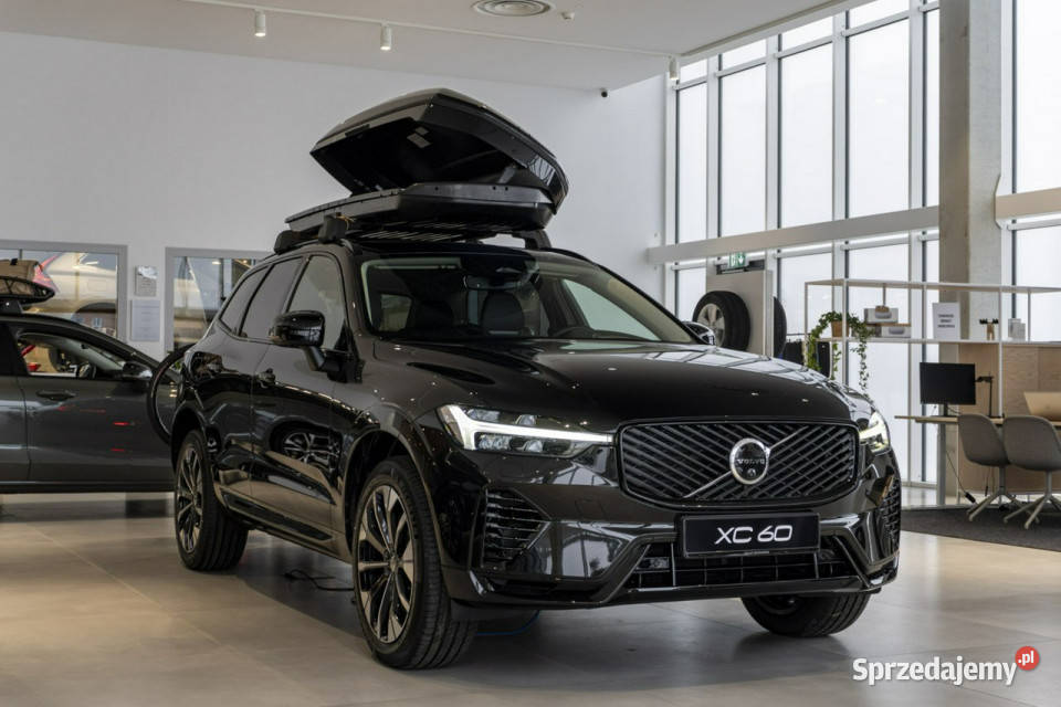 Volvo XC 60 Ultra Dark T6 eAWD plugin hybrid 253 elektrycznie ustawiane fotele XC 60 Łódź