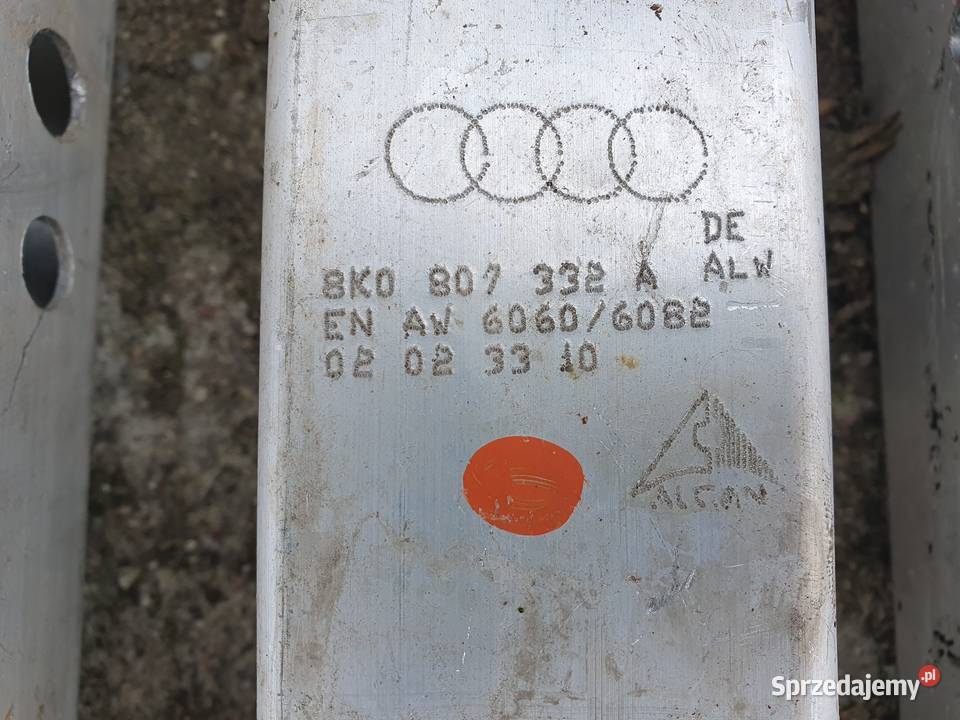 AUDI A4 B8 ODBÓJ STREFA ZGNIOTU PRAWA TYŁ PRAWY Karoseria Międzychód