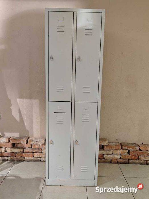 Szafa BHP poczwórna pracownicza metal zamki na Góra